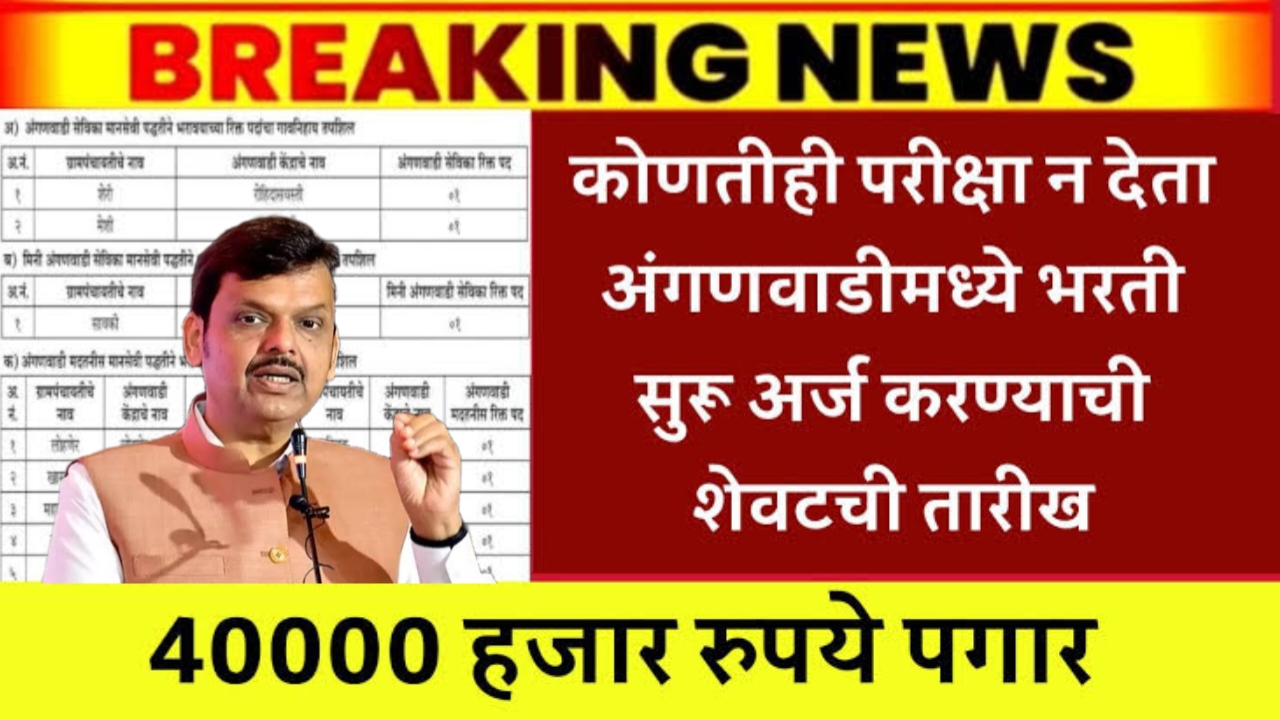 Mahila Balvikas Vibhag Bharti 2025
